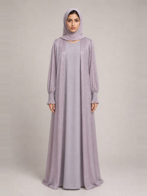 Aleena Abaya Set, front.