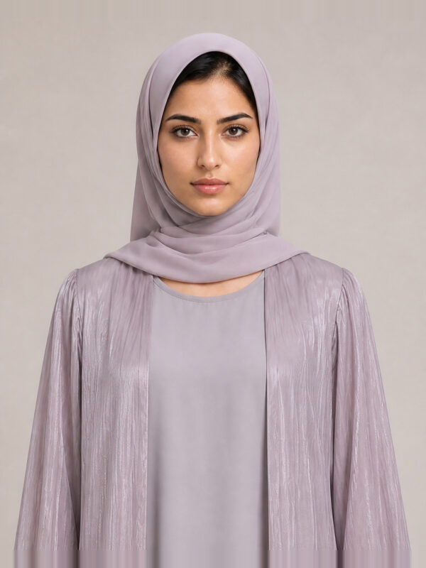 Aleena Abaya Set, neckline and bodice.