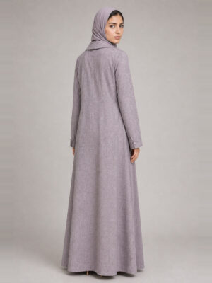 Hafsa Linen Coat Dress — back Hafsa Linen Coat Dress, back.