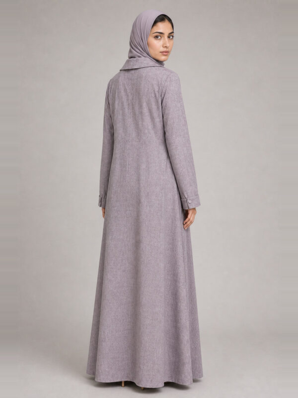 Hafsa Linen Coat Dress — back Hafsa Linen Coat Dress, back.