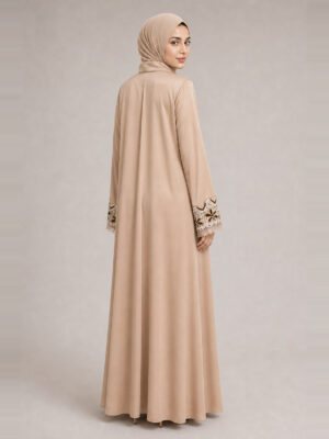 Maryam Satin Abaya — back Maryam Satin Abaya, back.
