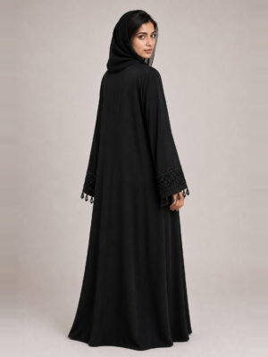 Nadira Crepe Abaya — back Nadira Crepe Abaya, back.