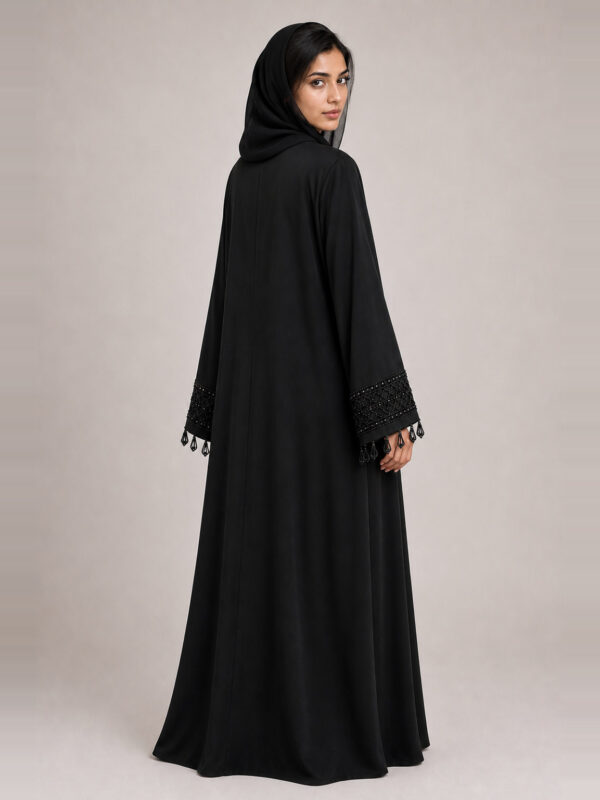 Nadira Crepe Abaya — back Nadira Crepe Abaya, back.