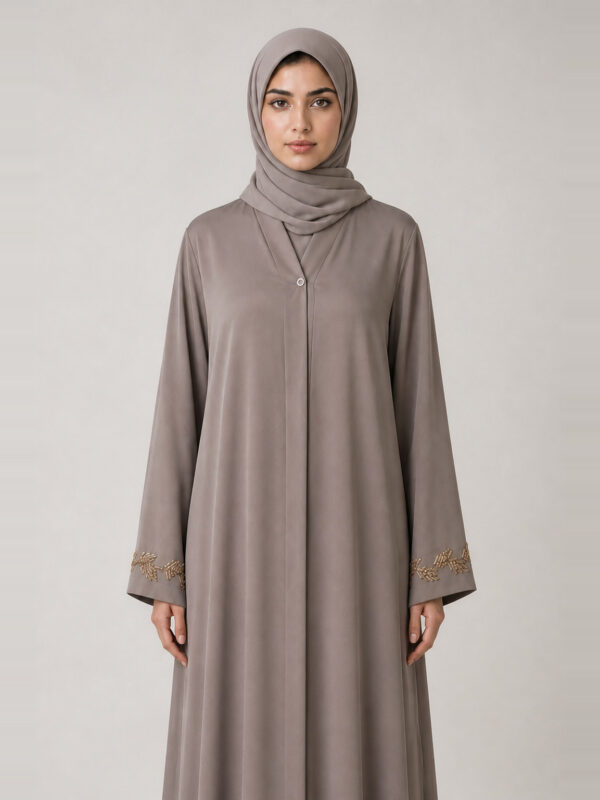 Rahma Crepe Abaya, waist.
