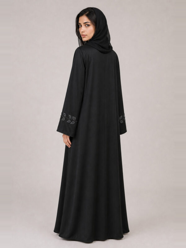 Raihana Crepe Abaya — back Raihana Crepe Abaya, back.