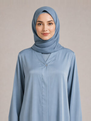 Safiya Abaya, neckline and bodice.