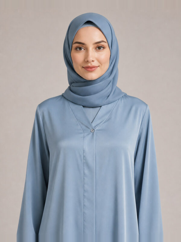 Safiya Abaya, neckline and bodice.