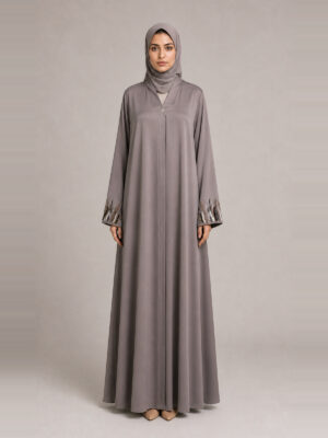 Salma Crepe Abaya, hem.