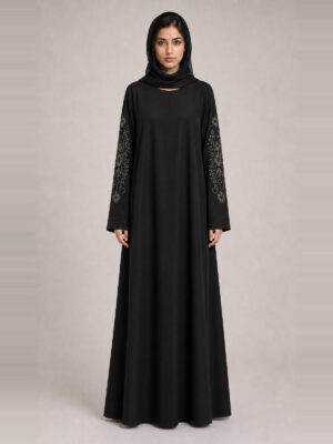 Shazna Crepe Abaya — hem Shazna Crepe Abaya, hem.