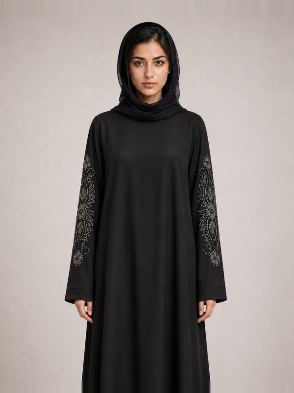 Shazna Crepe Abaya — waist Shazna Crepe Abaya, waist.