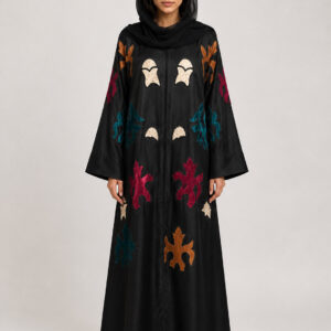Suhana Satin Abaya, front.