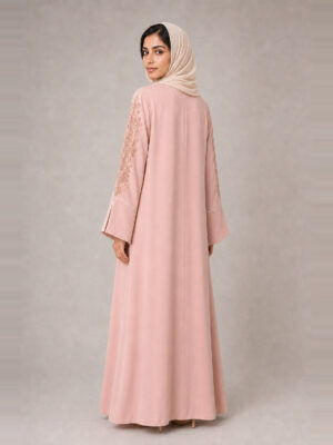 Warda Crepe Abaya — back Warda Crepe Abaya, back.