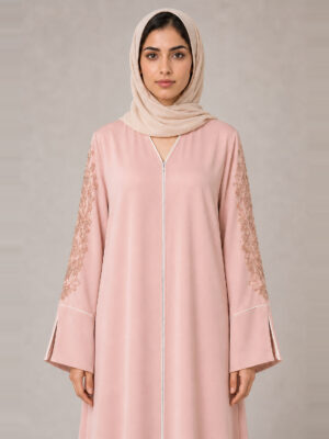 Warda Crepe Abaya — waist Warda Crepe Abaya, waist.