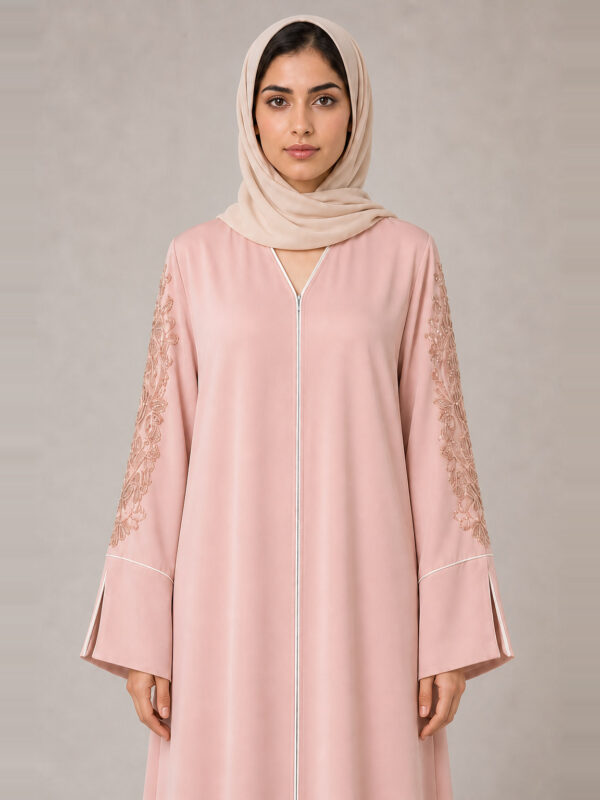Warda Crepe Abaya — waist Warda Crepe Abaya, waist.