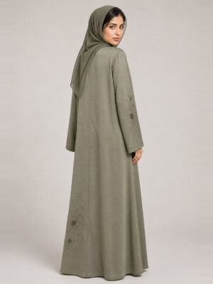 Yasmeen Crepe Abaya — back Yasmeen Crepe Abaya, back.