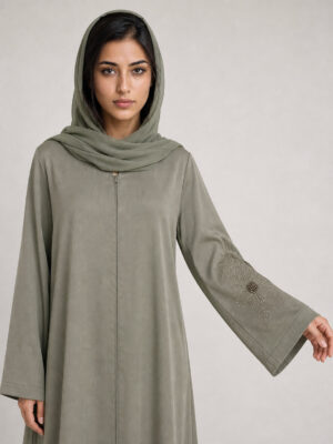 Yasmeen Crepe Abaya — sleeve and cuff Yasmeen Crepe Abaya, sleeve and cuff.