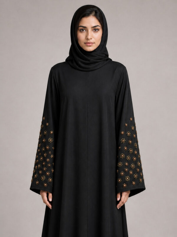 Zaheera Crepe Abaya — waist Zaheera Crepe Abaya, waist.