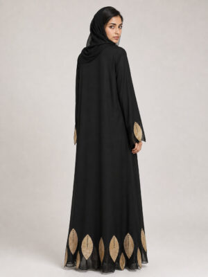 Zarina Crepe Abaya — back Zarina Crepe Abaya, back.