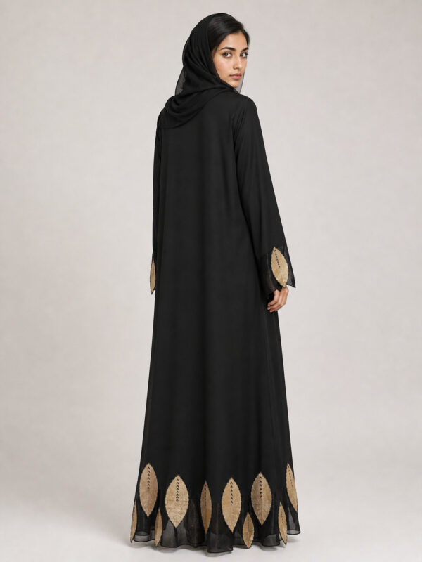 Zarina Crepe Abaya — back Zarina Crepe Abaya, back.