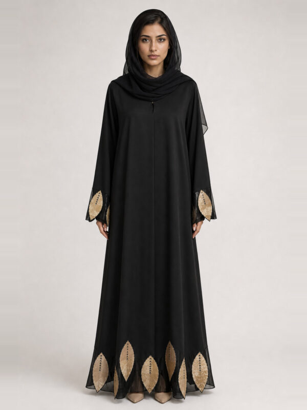 Zarina Crepe Abaya — hem Zarina Crepe Abaya, hem.