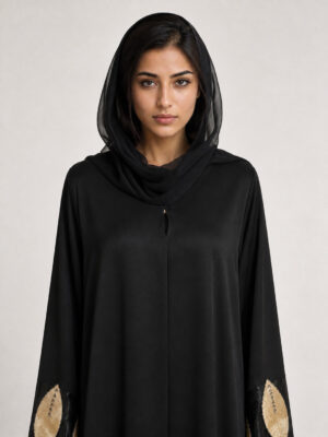 Zarina Crepe Abaya — waist Zarina Crepe Abaya, waist.